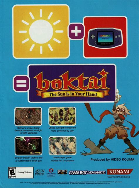 Videogameart Tidbits On Twitter Boktai The Sun Is In Your Hand