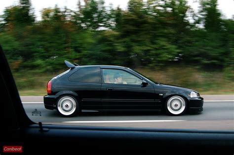 Sleek Black Honda Civic Hatchback