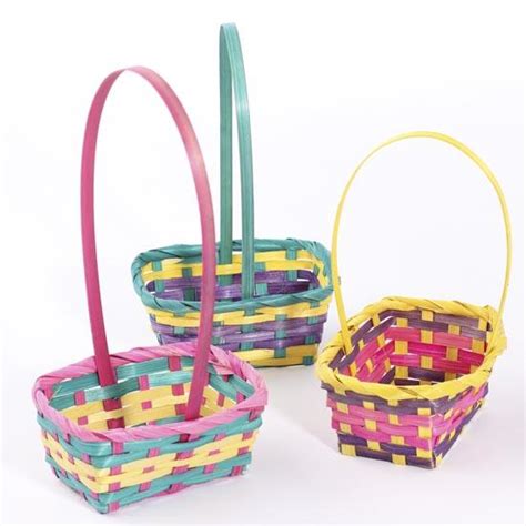 Small Woven Easter Basket Baskets Buckets And Boxes Home Decor