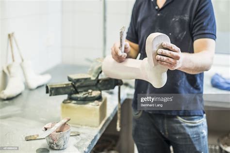 Orthopedic Technician With Leg Plaster Cast Stock Photo Getty Images