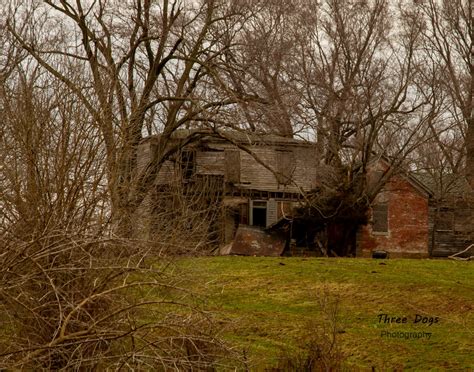 Old House Build In 1907 Call Richards Castle Québec Canada Sadly