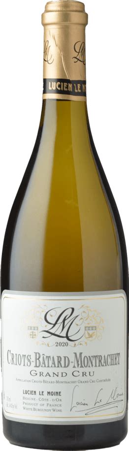 Buy DOMAINE LUCIEN LE MOINE Grand Cru Criots Batard Montrachet 2020