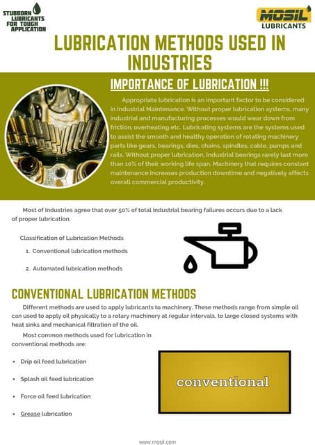 Lubrication methods-used-in-industreis | PDF