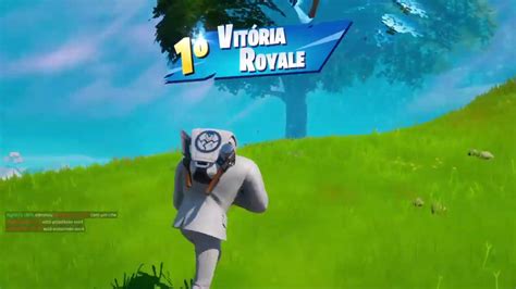 Ganhando No Fortnite Sem Usar Constru O E Coletando Madeiras Na