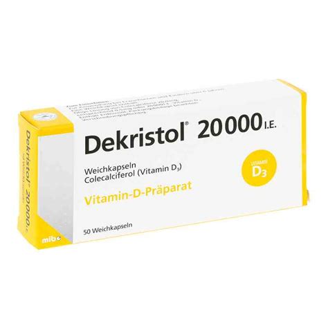 Dekristol 20 000 I E Weichkapseln Online Kaufen