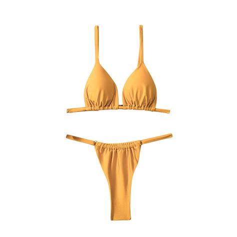 Arnsht Bikini Sets For Women Triangle Trendy Womens Piece Cheeky Bikini Soft Comfortable