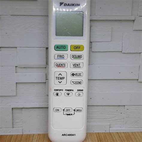 Jual REMOTE DAIKIN R32 R410 REMOT AC DAIKIN ARC480A1 ORIGINAL Shopee