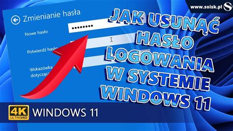 Jak ustawić logowanie bez hasła w systemie Windows 11 czyli jak usunąć