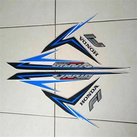 STICKER FULL SET STRIPING LIST BODY HONDA VARIO TECHNO 125 LED 2016