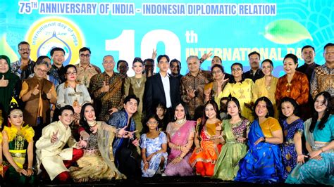 Peringatan 75 Tahun Hubungan Diplomatik Indonesia India Di Solo Gibran