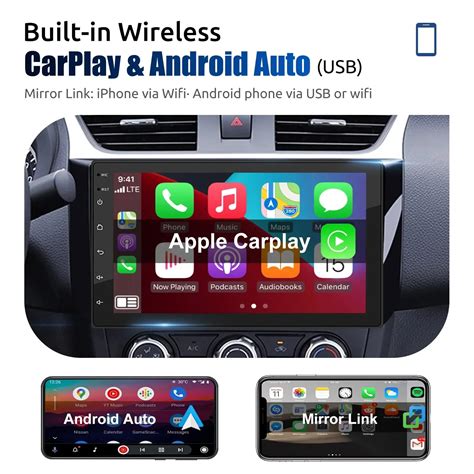 ESSGOO Car Radio Wireless Carplay Android Auto 2 Din 7 9 GPS