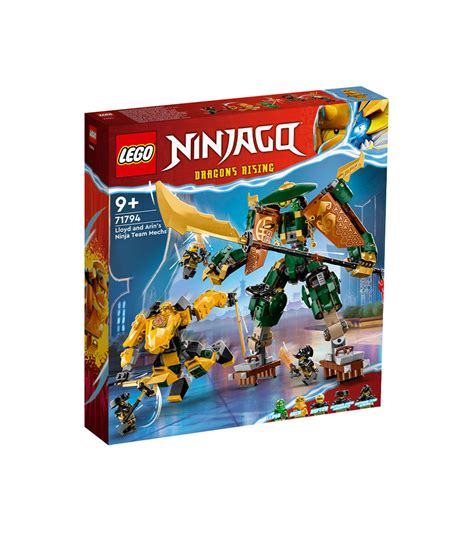 LEGO® NINJAGO 71794 LLOYD AND ARINS NINJA TEAM MECHS, AGE 8+, BUILDING ...