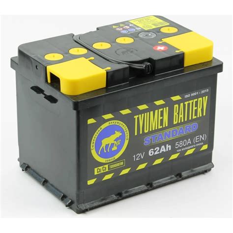 Аккумуляторная батарея TYUMEN BATTERY Тюмень standard 6ст 62 0 l TNS62