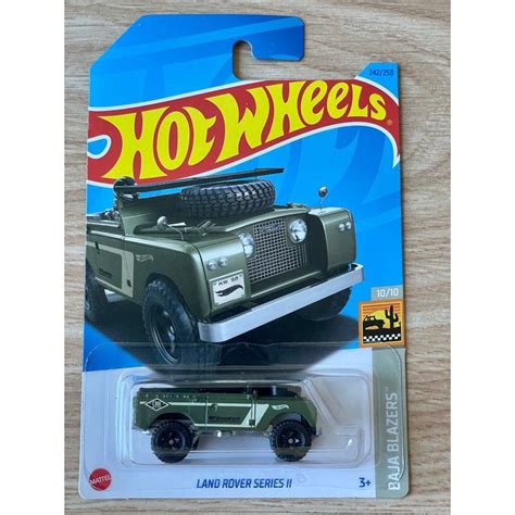 Genuine Hot Wheels Land Rover Series Ii Car Model Scale Shopee Philippines