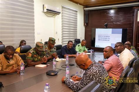 Volta River Authority News Vra Meets Interior Ministry And Security