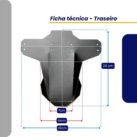 Kit De Paralamas Para Bicicleta Dianteiro E Traseiro Mtb Enduro