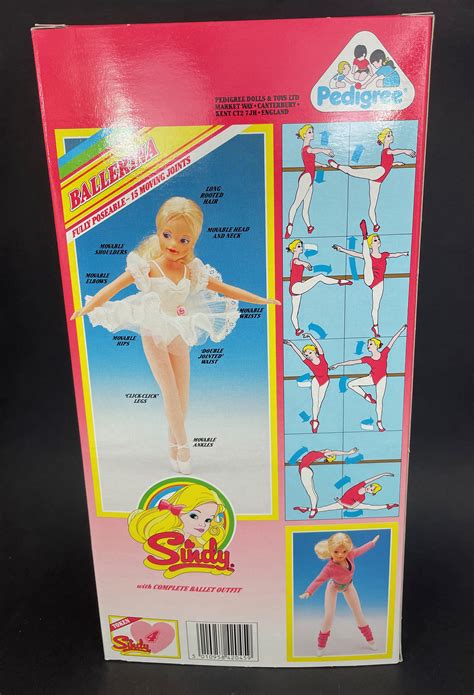 Vintage Sindy Doll Ballerina 42055 Pedigree 80s Mib Etsy