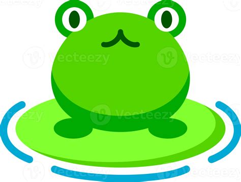 Green frog icon 28653720 PNG