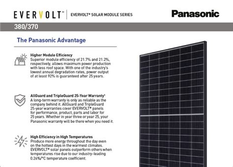 Panasonic Solar Panels My Home Solar