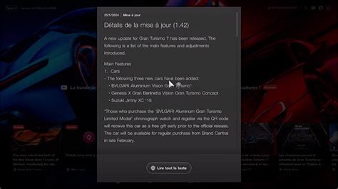 Gran Turismo 7 que contient la mise à jour de Janvier 2024 skymac org