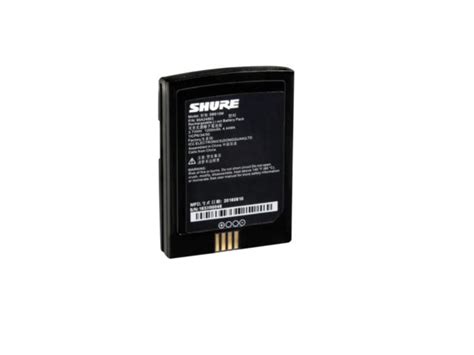 Shure Sb Lithium Ion Rechargeable Battery Raycom