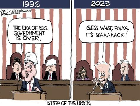 5 Entertaining Cartoons About Bidens State Of The Union Address