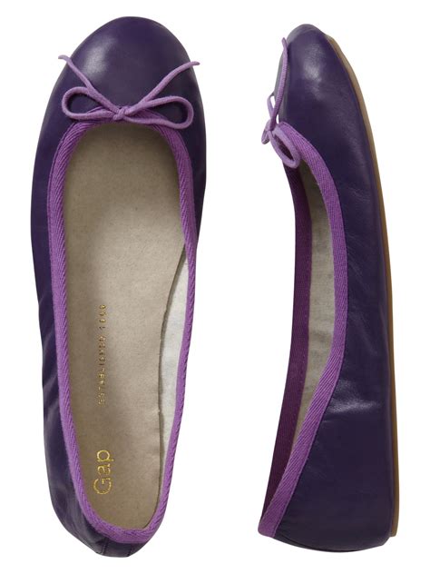 Gap Ballet Flats In Purple Deep Purple Lyst