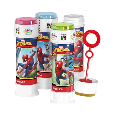 Tubo de Bolas de Sabão de Display Spiderman 60 Ml Omnific