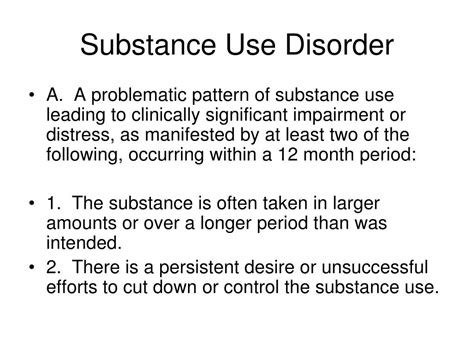 Ppt Dsm 5 Substance Related And Addictive Disorders Powerpoint