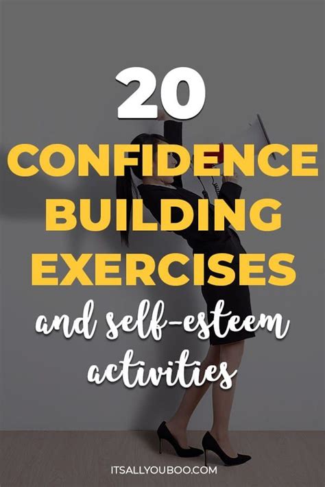 20 Confidence Building Exercises And Self Esteem Activities Artofit