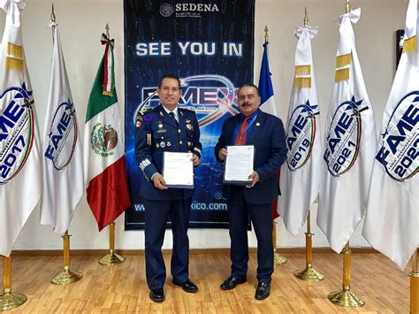 Firma La Afac Convenio De Reciprocidad Con La Feria Aeroespacial México