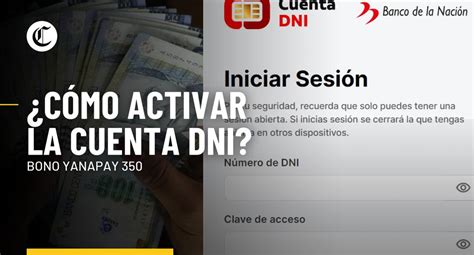 Cuenta DNI Conoce Los Pasos Para Poder Activarla Y Cobrar El Bono