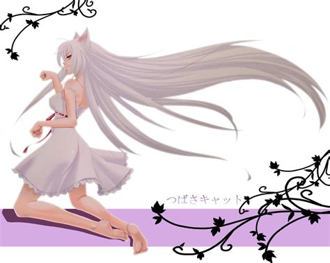 White Haired Female Anime Character Hd Wallpaper Wallpaper Flare