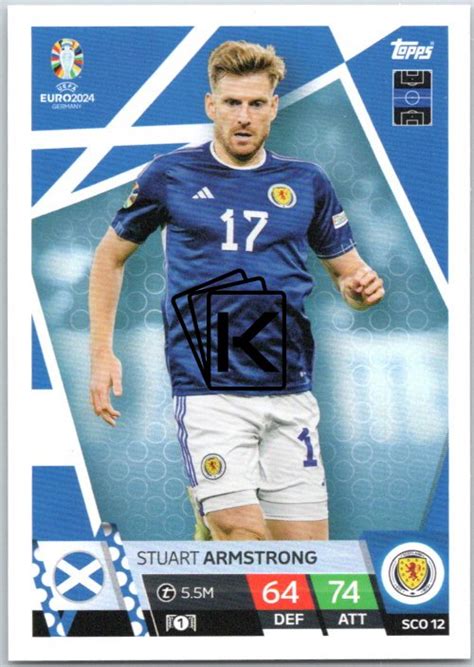 Fotbalov Karta Topps Match Attax Euro Sco Stuart Armstrong