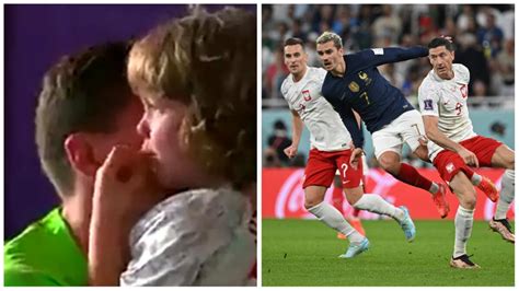 Watch Poland Goalkeeper Wojciech Szczesny Consoles Son Liam In