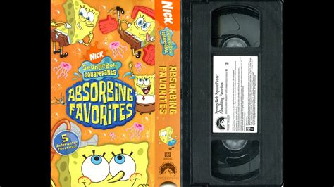 Opening To SpongeBob SquarePants Absorbing Favorites US VHS 2005