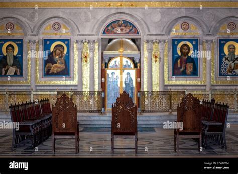 Interior Of The Church Of Saint Sava Serbian Orthodox Church In