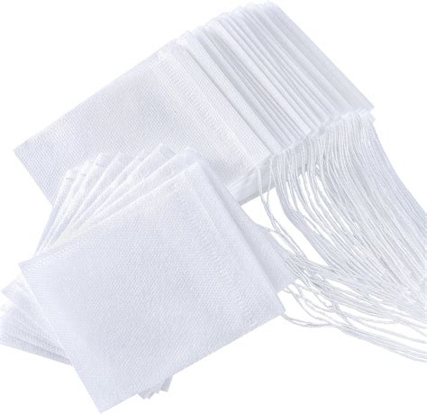 Amazon Coobey Pieces Tea Filter Bags Disposable Drawstring Tea