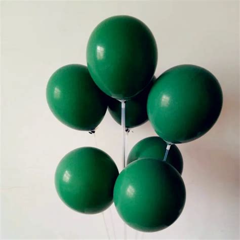 Dark Green Balloon Pcs Lot Inch Thick Latex Ballons Christmas