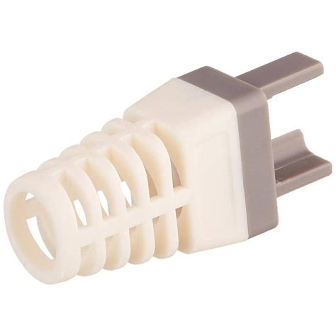 Platinum Tools Strain Reliefs For Ez Rj45 Cat 6 Connector Clamshell In Gray 50 Per Clamshell