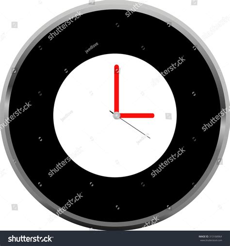 creative clock face design stock vector royalty