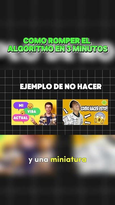 Como Romper El Algoritmo De Youtube Algoritmoyoutube Shorts