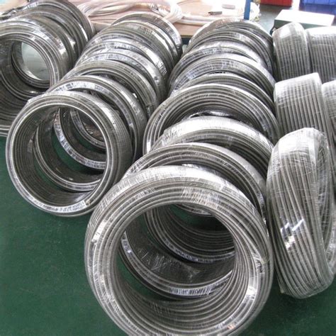 Stainless Steel Wire Braided Reinforced Sae R Ptfe Hydraulic Hose