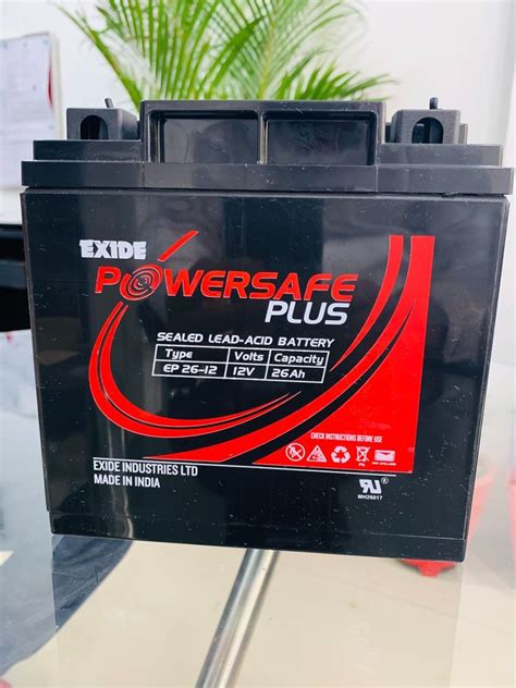 Exide 12v 26ah Powersafe Plus Smf Battery At Rs 3700 Exide Powersafe Plus Smf Battery In