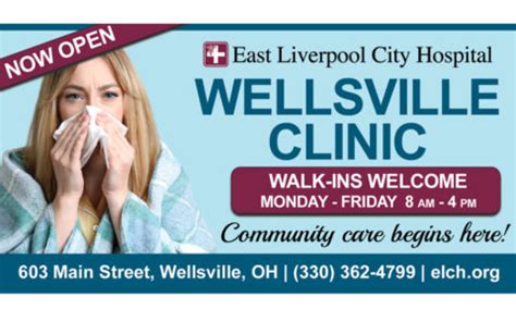 East Liverpool City Hospital S Wellsville Clinic Is Open Now East