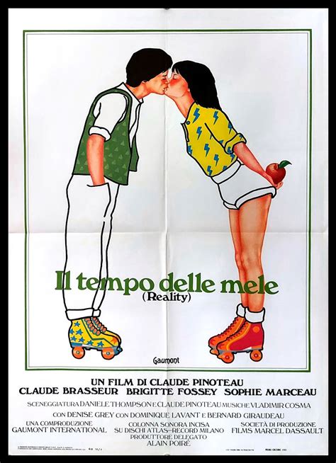 1981 Affiches De Cinéma Il Tempo delle Mele Reality Brigitte