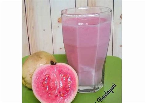 Resep Jus Jambu Biji Merah Guavajuice Oleh Rini Handayani Cookpad