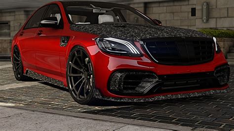 МОД Mercedes Benz S63 Amg Mansory Signature Edition для GTA 5 GTA 5