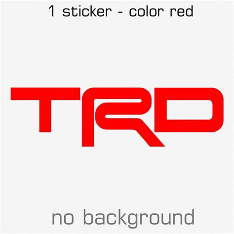 Trd Toyota Racing Development Sticker Decal Car Multiple Sizes And