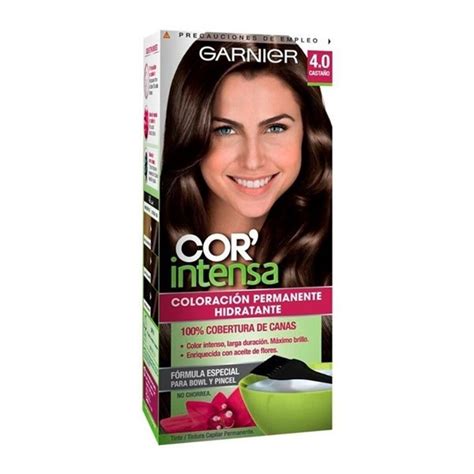 Garnier Kit Coloracion Cor Intensa 4 0 Castaño Mediano Garnier Cuidado